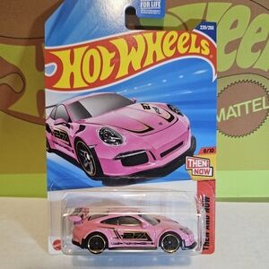 HorWheels Pink Porsche 911 GT3 RS Sports Car Toy